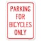Signmission Parking for Bicycles Only Sign Heavy-Gauge Aluminum Rust Proof Parking Sign, 18" x 24", A-1824-23447 A-1824-23447 - alternate 1